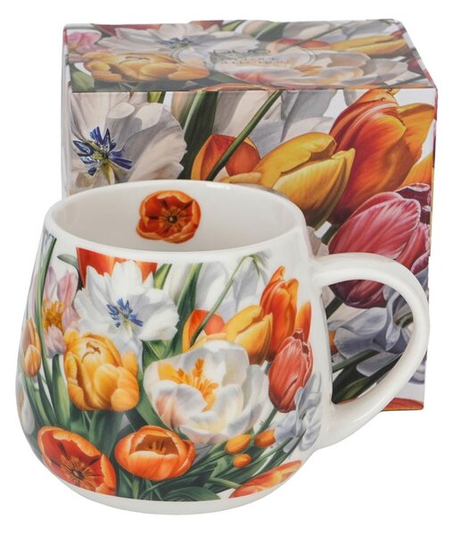Porcelánový hrnček Tulips 430 ml