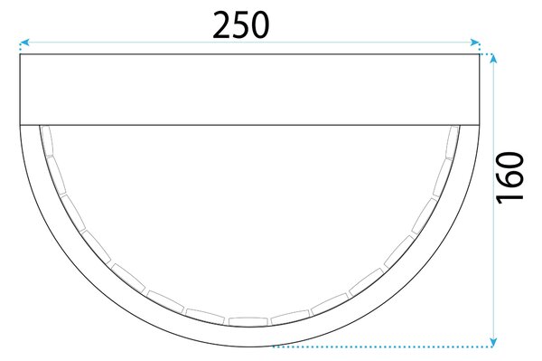 Toolight Toolight, LED nástenné krištáľové svietidlo APP1509-CP, zlatá matná, OSW-06792