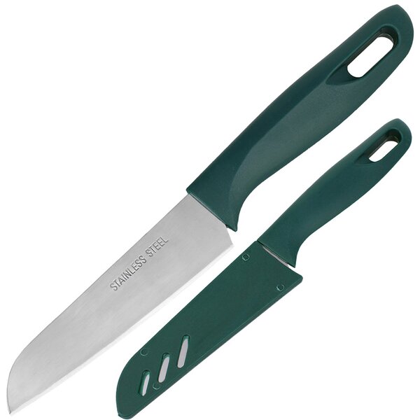 Malý kuchynský nôž s puzdrom 20cm (Nôž na zeleninu, ovocie, dĺžka čepele 9cm)