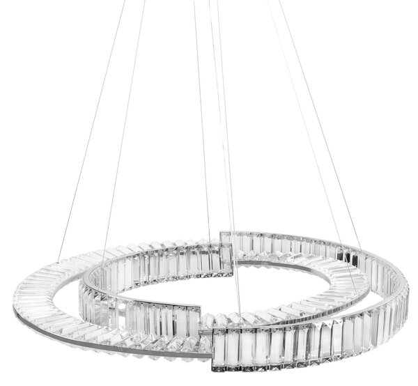 Toolight Toolight, LED krištáľové stropné svietidlo APP1525-CP60/80, chróm, OSW-06973