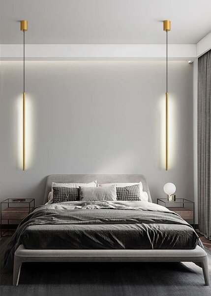 Toolight Toolight, LED stropné svietidlo 100cm, 13W, 4000K, APP1414-C, zlatá lesklá, OSW-00966