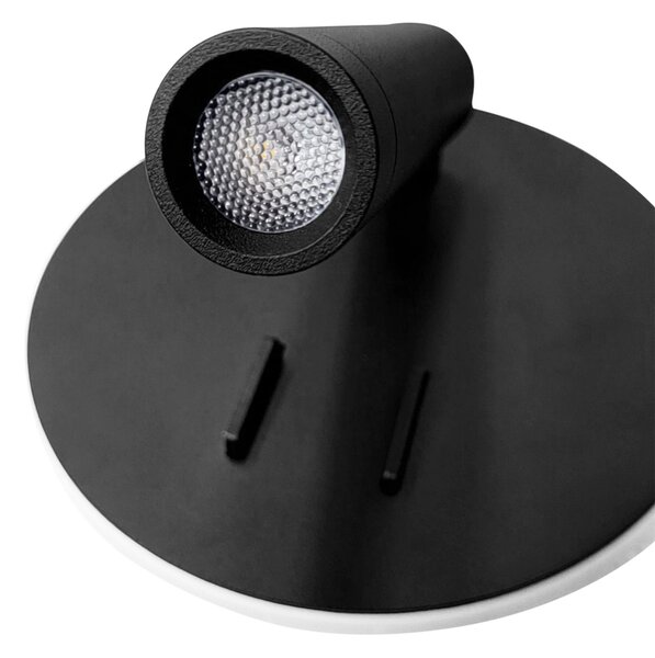 Toolight Toolight, LED nástenné svietidlo 16x14cm, 10W, APP1614-1W, čierna, OSW-06529