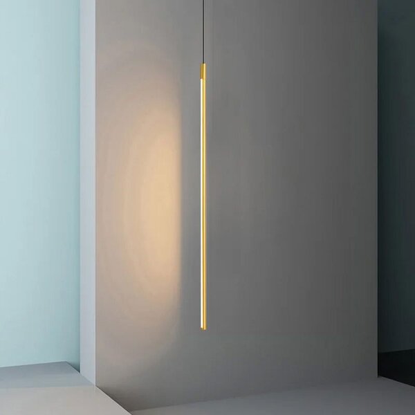 Toolight Toolight, LED stropné svietidlo 100cm, 13W, 4000K, APP1414-C, zlatá lesklá, OSW-00966