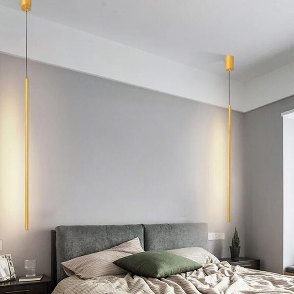 Toolight Toolight, LED stropné svietidlo 100cm, 13W, 4000K, APP1414-C, zlatá lesklá, OSW-00966
