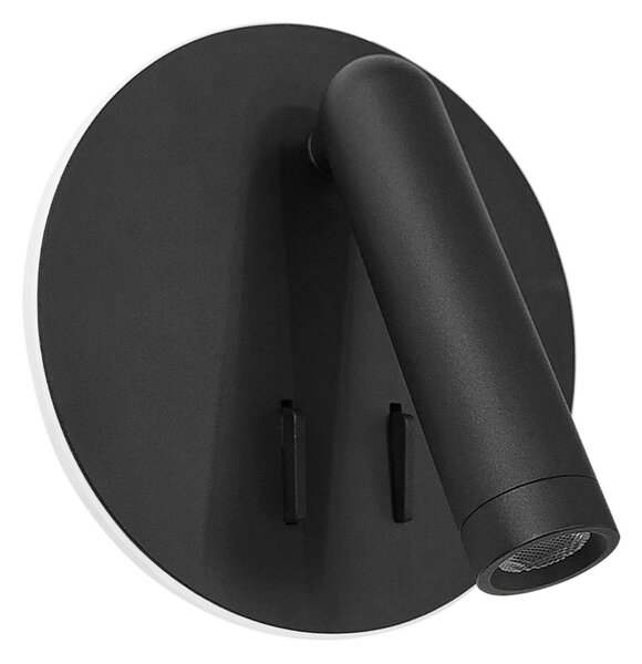 Toolight Toolight, LED nástenné svietidlo 16x14cm, 10W, APP1614-1W, čierna, OSW-06529