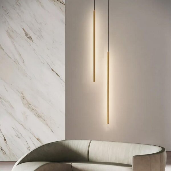 Toolight Toolight, LED stropné svietidlo 100cm, 13W, 4000K, APP1414-C, zlatá lesklá, OSW-00966