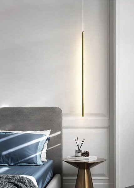 Toolight Toolight, LED stropné svietidlo 100cm, 13W, 4000K, APP1414-C, zlatá lesklá, OSW-00966
