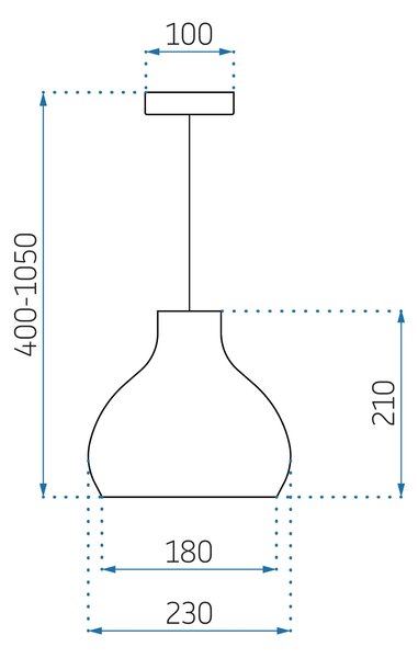 Toolight Toolight, BOHO závesné stropné svietidlo 1xE27, APP984-1CP, hnedá-čierna, OSW-05193