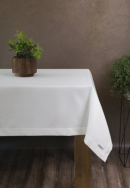 OBRUS ELLEN 140X240 CM BIELY