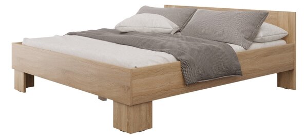 Posteľ NEJBY BARNABA 180x200 cm, dub sonoma