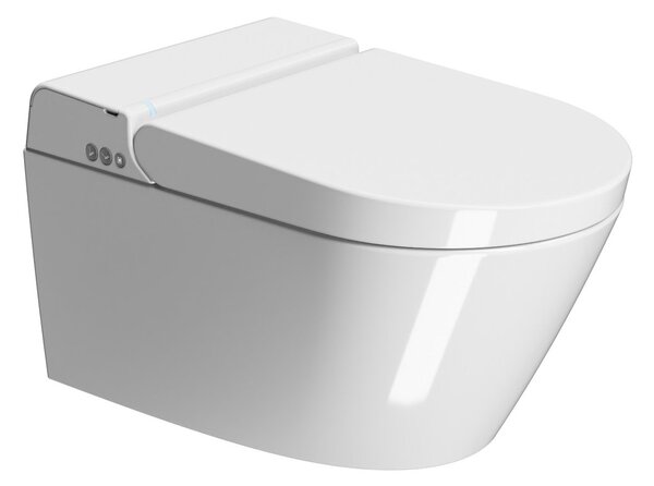 GSI GSI, WCLEAN závesné WC Swirlflush s integrovaným elektronickým bidetom, biela ExtraGlaze, 7418K11