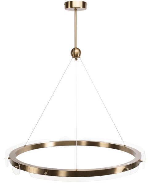 Toolight Loop, LED stropné svietidlo 79cm, 26W, diaľkové ovládanie, APP1549-CP, zlatá matná, OSW-06970