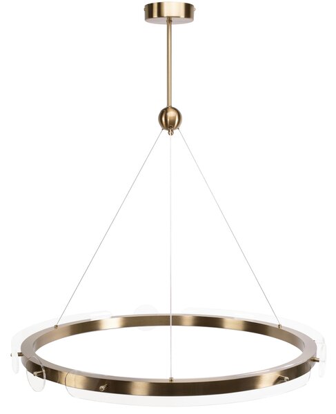Toolight Loop, LED stropné svietidlo 79cm, 26W, diaľkové ovládanie, APP1549-CP, zlatá matná, OSW-06970