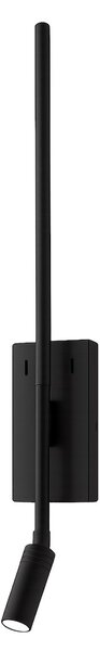 Nástenné svietidlo Torch, 1x čierne kovové tienidlo + 1x LED 3w, b
