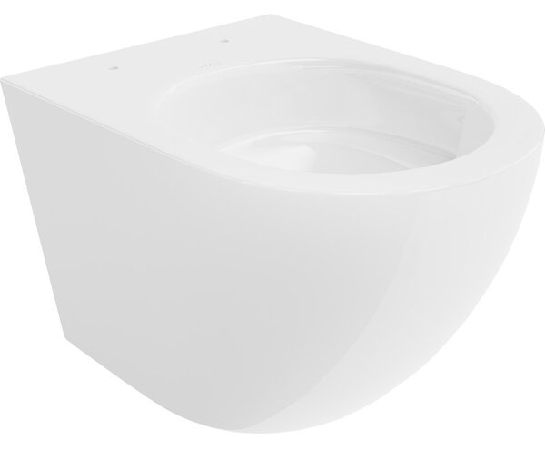Mexen Lena, závesná WC misa 490x360x340 mm, Rimless Tornádo, biela lesklá, 3322XX00T
