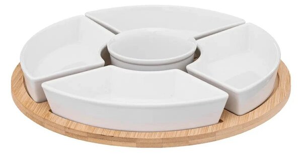Porcelánová servírovacia miska Circle (fi) 27 cm sada 5ks