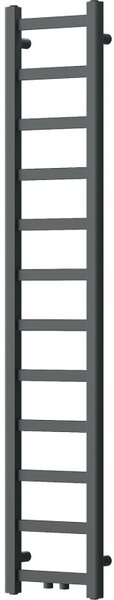Mexen Bolt, vykurovacie teleso 1500 x 300 mm, 295 W, spodné a stredové, antracitová, W126-1500-300-00-66