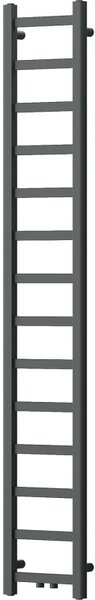 Mexen Bolt, vykurovacie teleso 1800 x 300 mm, 351 W, spodné a stredové, antracitová, W126-1800-300-00-66