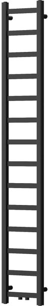 Mexen Bolt, vykurovacie teleso 1800 x 300 mm, 351 W, spodné a stredové, čierna, W126-1800-300-00-70