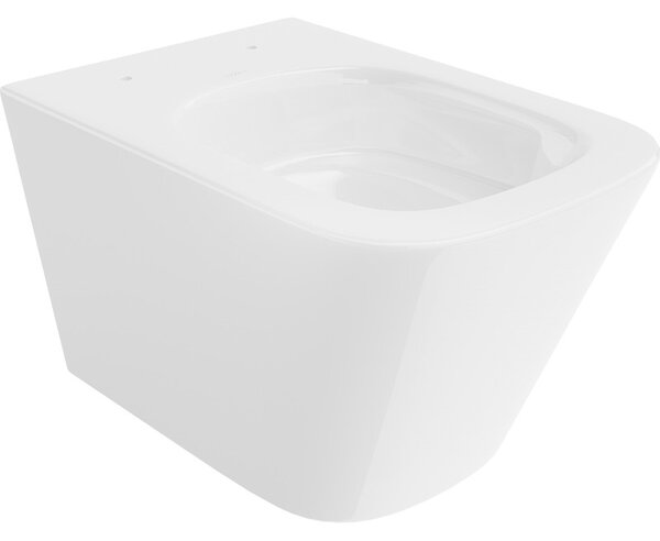 Mexen Teo, závesná WC misa 510x345x340 mm, Rimless Tornádo, biela lesklá, 3385XX00T
