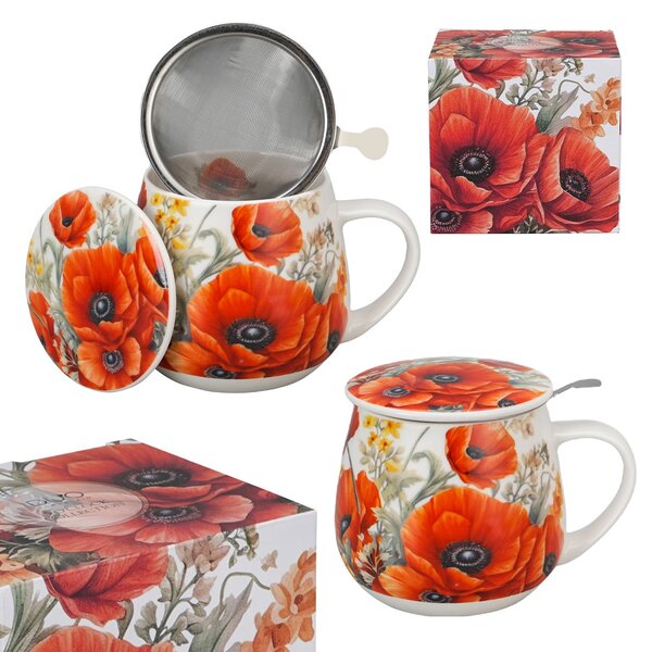 Čajová súprava Poppies 430 ml