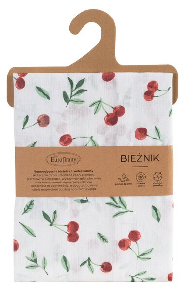 BEHÚŇ NA STÔL CHERRY 40X140 CM VZOROVANÝ