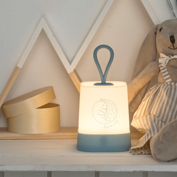 Atmosphera - LED Doty. detské nabíjateľné nočné svetlo RABBIT LED/3,7V 1200mAh sivé