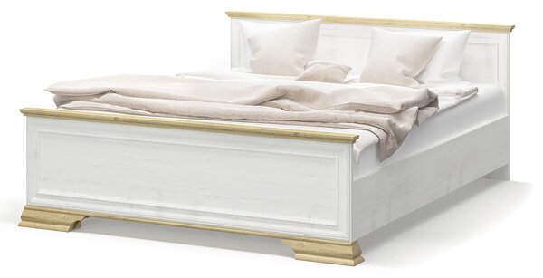 JARMANKA manželská posteľ 160, borovica/dub zlatý