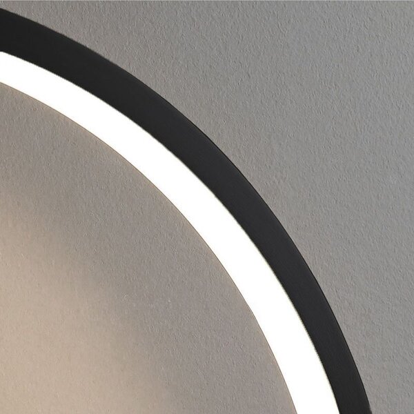 Toolight Toolight, LED nástenné svietidlo 40cm, 4000K, 17W, APP1386-CW, čierna matná, OSW-00910