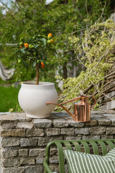 Vonkajší vankúš Terrazza Olive Bold Stripe 50 × 50 cm