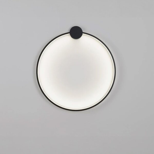 Toolight Toolight, LED nástenné svietidlo 50cm, 4000K, 23W, APP1389-CW BLACK, čierna matná, OSW-00915