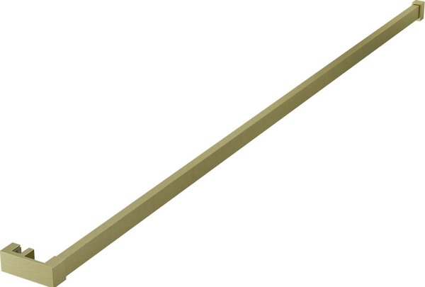 Mexen Kioto, vešiak na uteráky pre sprchovú zástenu, max. 140 cm, zlatá matná, 800-06-55