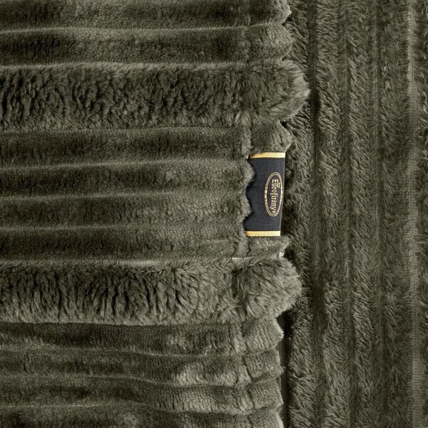 FLANELOVÁ DEKA NINA 200X220 CM OLIVOVÁ