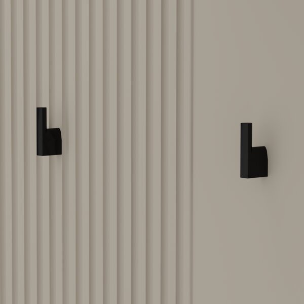 KONDELA Vešiakový panel 85, sivohnedá Taupe/dub silverjack, DOMCA