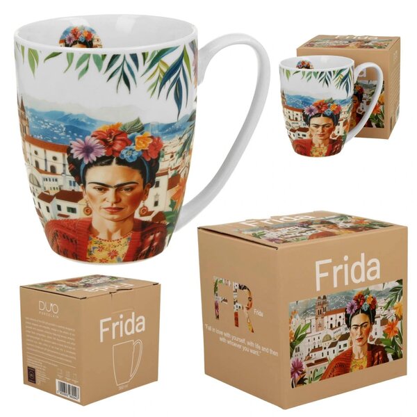 Porcelánový hrnček Mexican Art Frida 360 ml