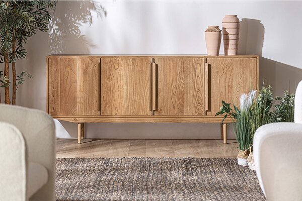 MUZZA Komoda Nyr 200 x 83 cm prírodná