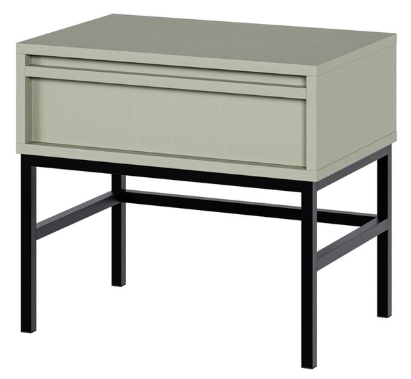 NovýNábytok.sk Nočný stolík Evane E6 (šalvia). Akcia -20%. Vlastná spoľahlivá doprava až k Vám domov. 1100205
