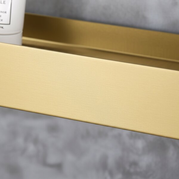 Kúpeľňová polica SF03 60cm gold brush