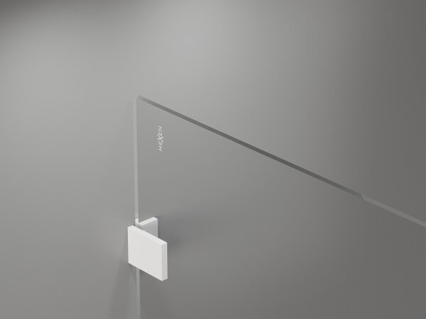 Mexen Lunar sprchová stena pravá 90 x 200 cm, 8mm číre sklo, biela, 830-090-000-20-00-P