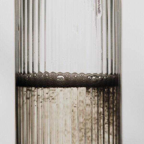 Poháre na šampanské Ripple Flutes, Clear, sada 2 kusov – Ferm Living