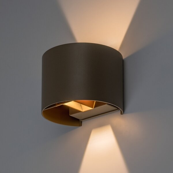Rabalux 77217 - LED vonkajšie nástenné svietidlo VIRNA 5W/230V 2700/4000/6500K IP54 béžové
