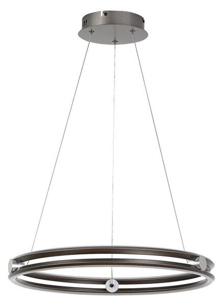 Rabalux 72277 - LED stmievateľný luster na lanku TRIXO 60W/230V 3000-6500K sivá+DO