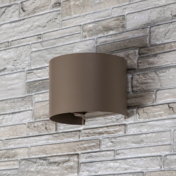 Rabalux 77217 - LED vonkajšie nástenné svietidlo VIRNA 5W/230V 2700/4000/6500K IP54 béžové