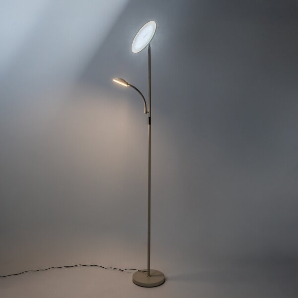 Rabalux 74083 - LED stmievateľná stojacia lampa HALINA 23W/230V 3000/4200/6500 béžová