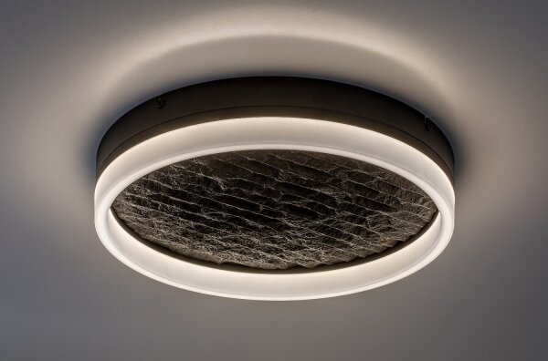 Rabalux 71523 - LED stmievateľné stropné svietidlo TIMMO 24W/230V 3000-6500K pr. 40 cm čierna s diaľkovým ovládaním