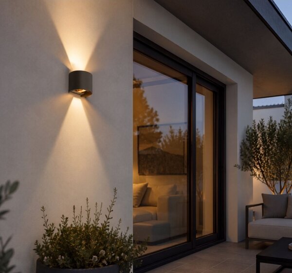 Rabalux 77217 - LED vonkajšie nástenné svietidlo VIRNA 5W/230V 2700/4000/6500K IP54 béžové