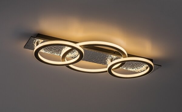 Rabalux 71498 - LED stmievateľné stropné svietidlo LUNAVA 40W/230V 3000-6500K + diaľkové ovládanie