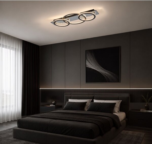 Rabalux 71498 - LED stmievateľné stropné svietidlo LUNAVA 40W/230V 3000-6500K + diaľkové ovládanie