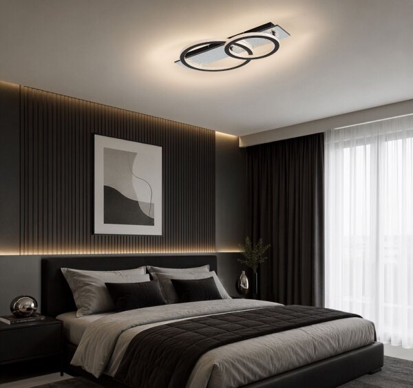 Rabalux 71497 - LED stmievateľné stropné svietidlo LUNAVA 24W/230V 3000-6500K + diaľkové ovládanie