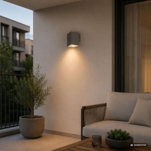 Rabalux 77216 - LED zunanja stenska svetilka URFA 9W/230V 2700/4000/6500K IP65